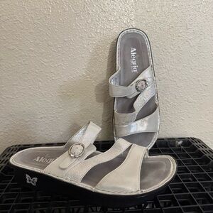 Algeria Colette Summer Nights Silver Sparkle Sandals